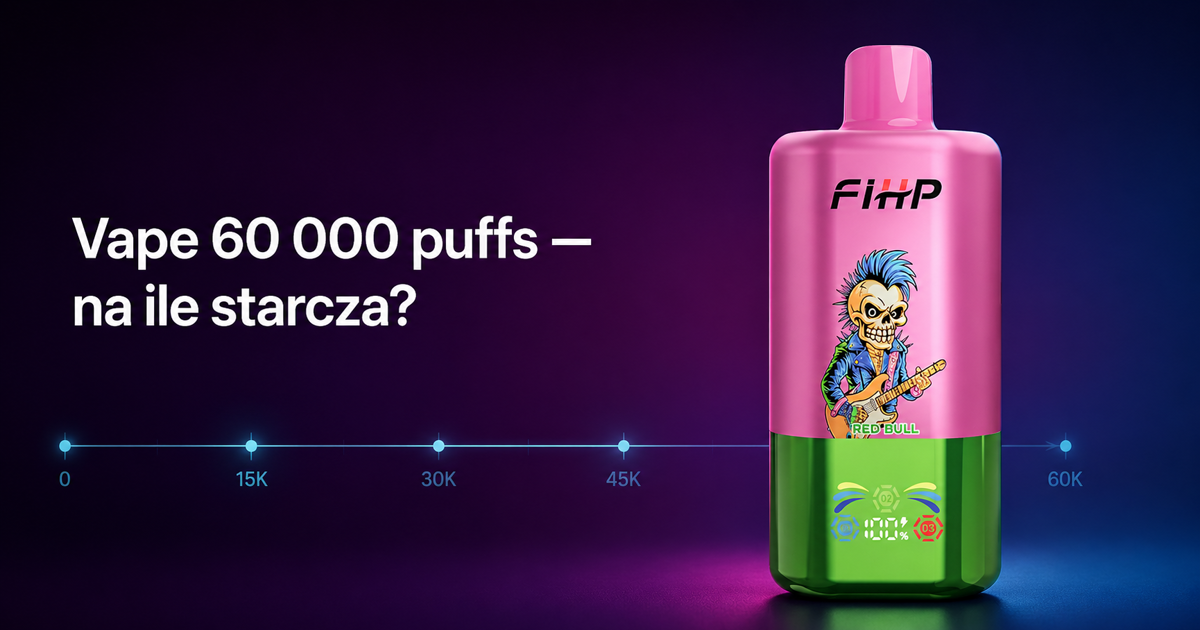 FIHP 60K 3w1 – vape 60 000 puffs na ile starcza