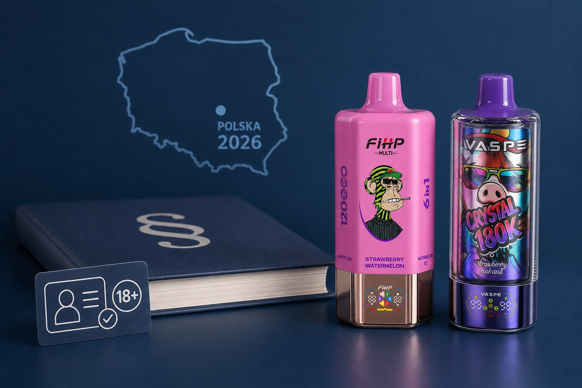 E-papierosy w Polsce w 2026 roku: przepisy i informacje dla dorosłych konsumentów
